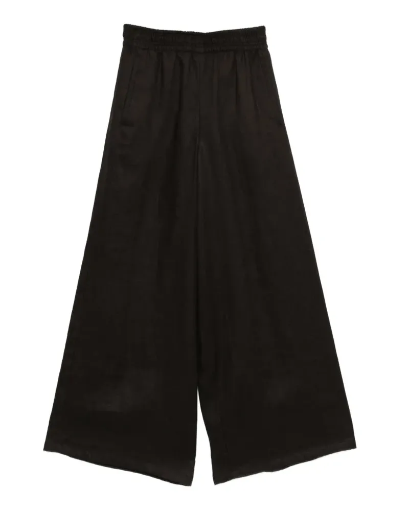 Drykorn Ceiling elasticated-waist wide-leg trousers - Schwarz Schwarz