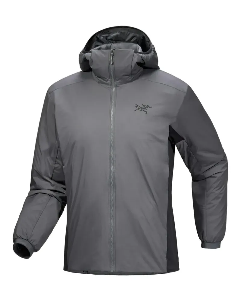 Arc'teryx logo-embroidered hooded jacket - Grau Grau