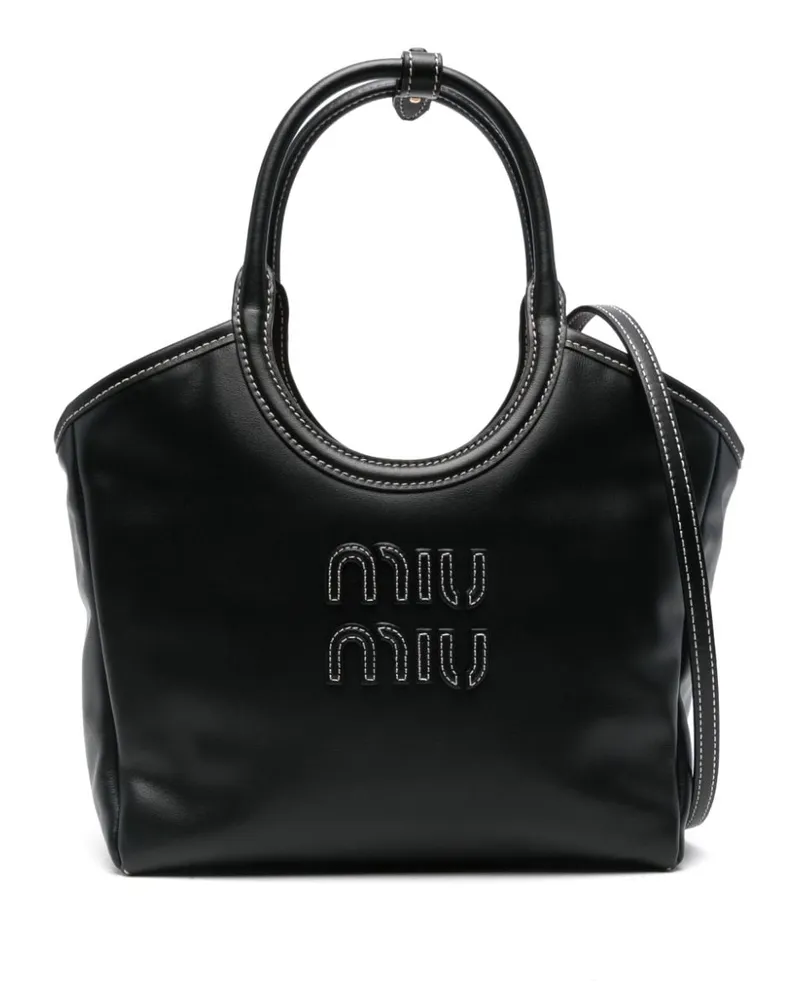 Miu Miu Ivy Handtasche - Schwarz Schwarz