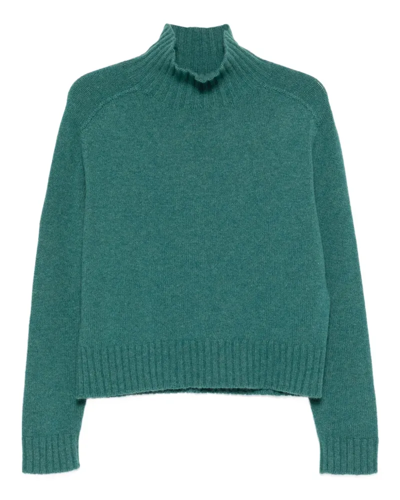 Eric Bompard Nahtloser Rollkragenpullover - Grün Grün