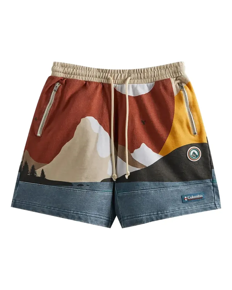 KITH Joggingshorts aus Fleece - Blau Blau