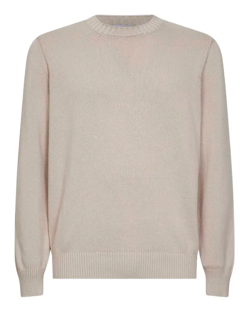 D4.0 Gerippter Pullover - Nude Nude