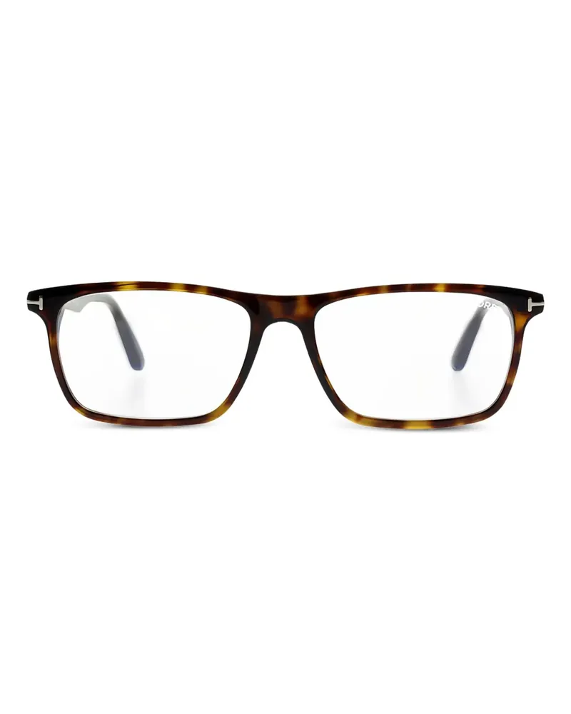 Tom Ford Brille mit eckigem Gestell - Braun Braun