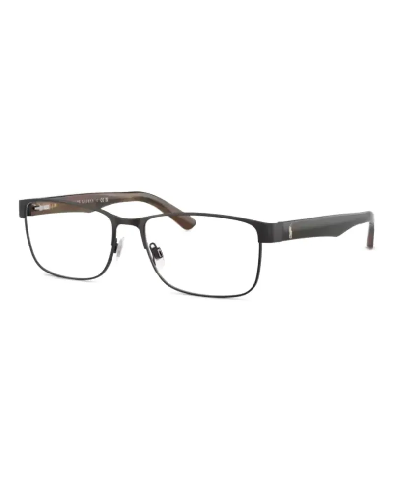 Ralph Lauren Brille mit eckigem Gestell - Schwarz Schwarz