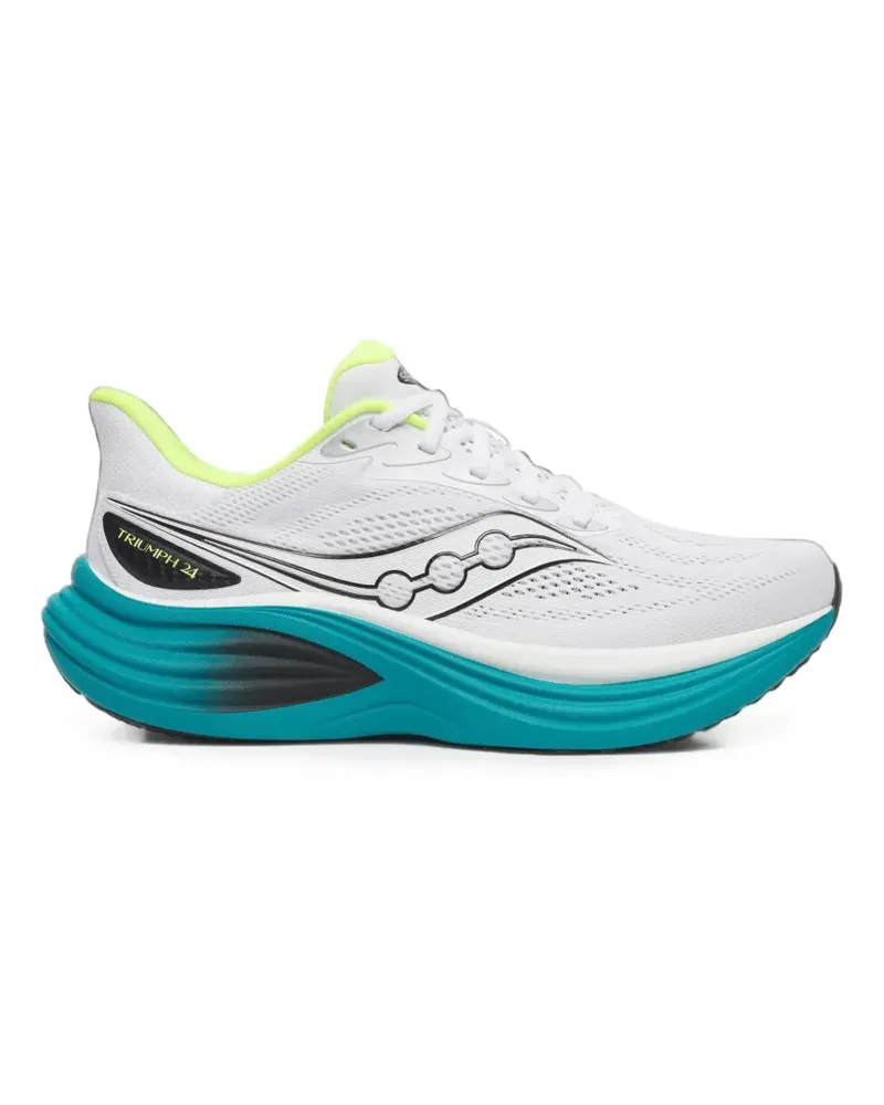 Saucony Triumph 24 Sneakers mit Mesh-Einsatz - Weiß Weiß