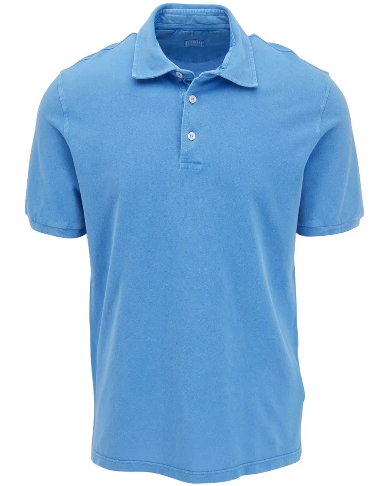 Fedeli Klassisches Poloshirt Blau