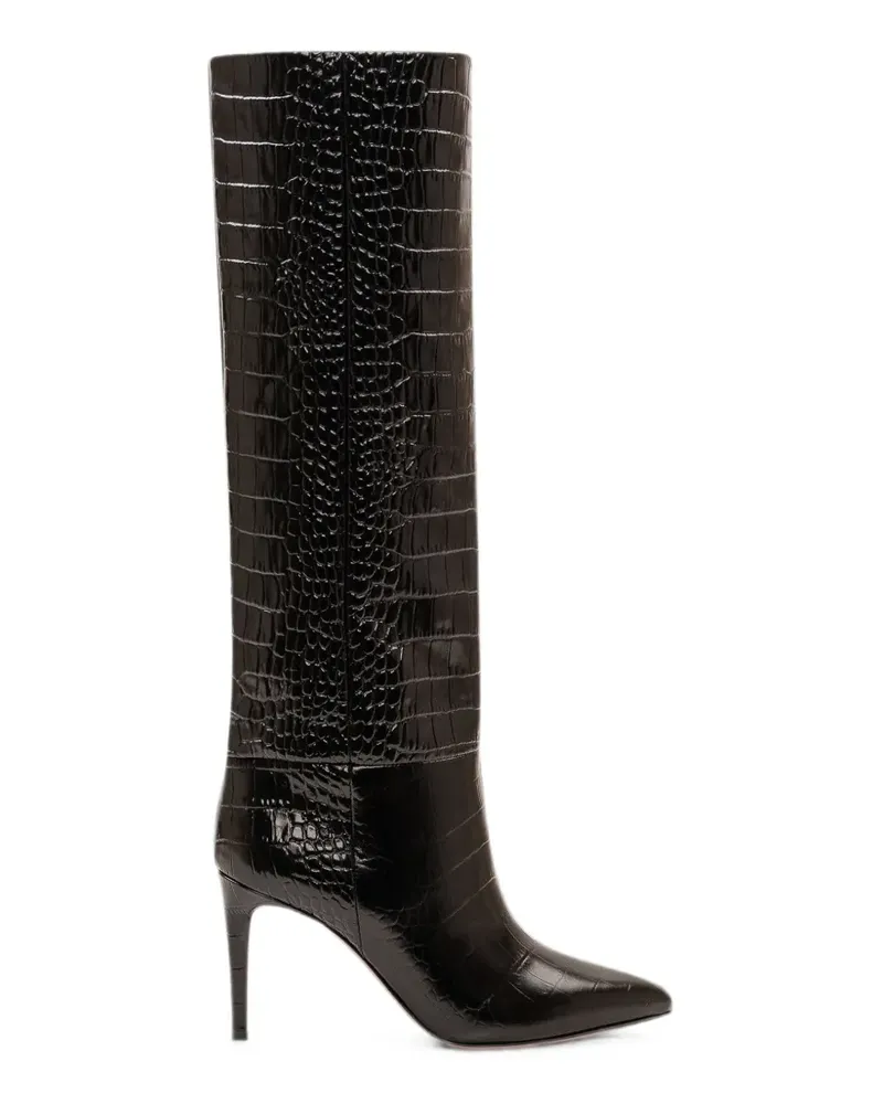 Paris Texas knee-high boots - Schwarz Schwarz