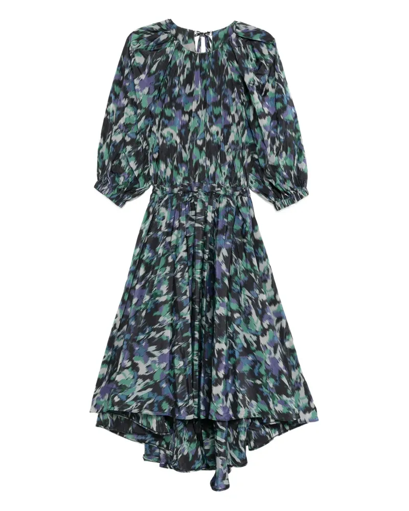 Amsale Kleid mit Print - Schwarz Schwarz