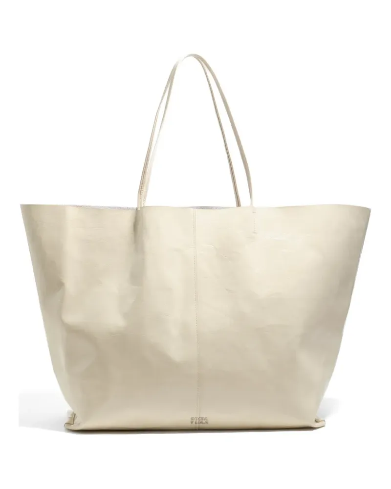 BIMBA Y LOLA Handtasche mit Nahtdetail - Nude Nude