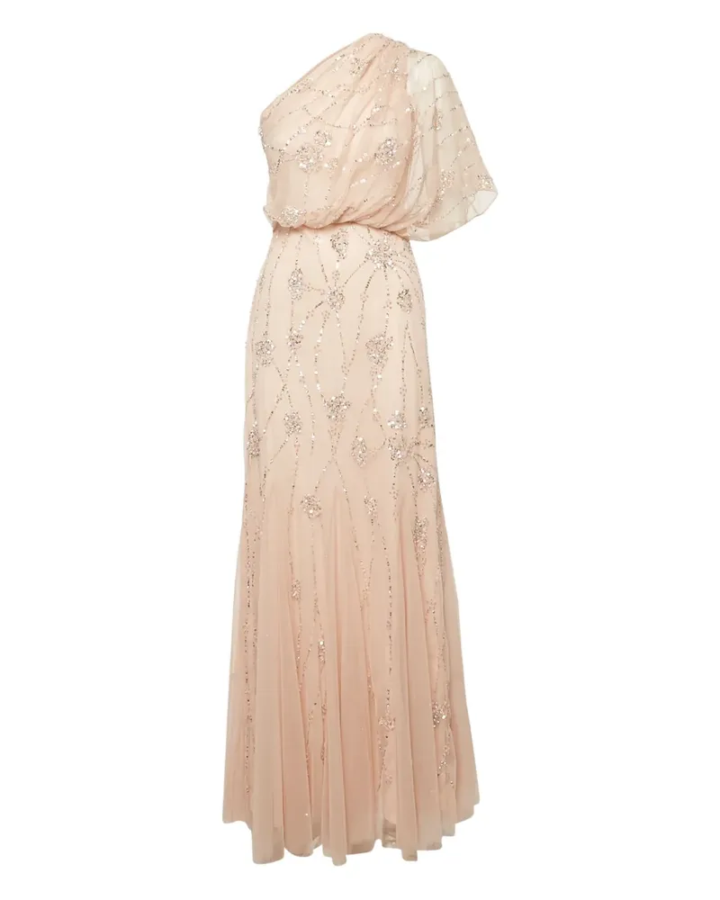 Adrianna Papell Tüllkleid mit Paillettenverzierung - Rosa Rosa