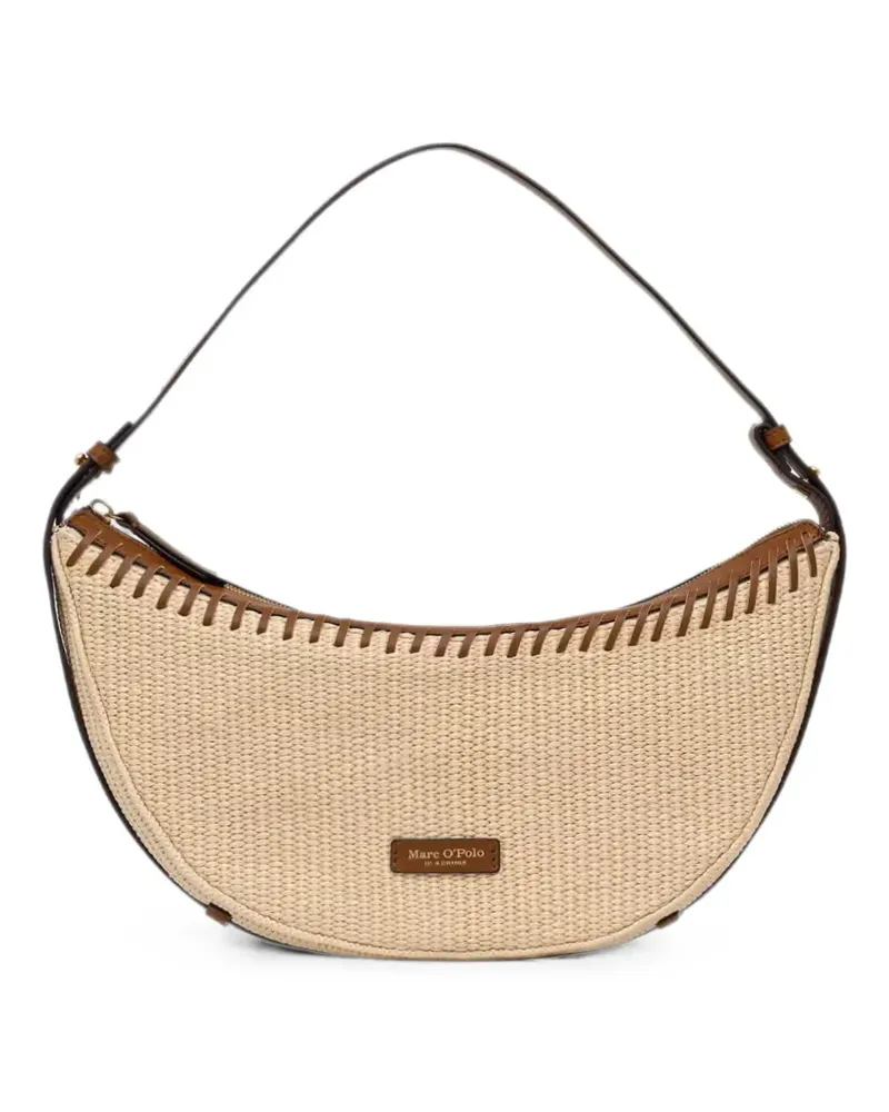 Marc O'Polo Gewebte Schultertasche - Nude Nude