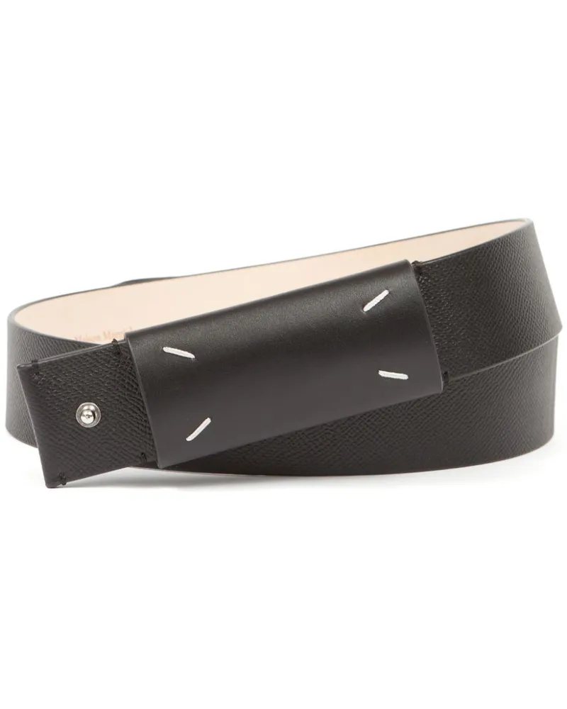 Maison Margiela Gürtel aus Leder - Schwarz Schwarz