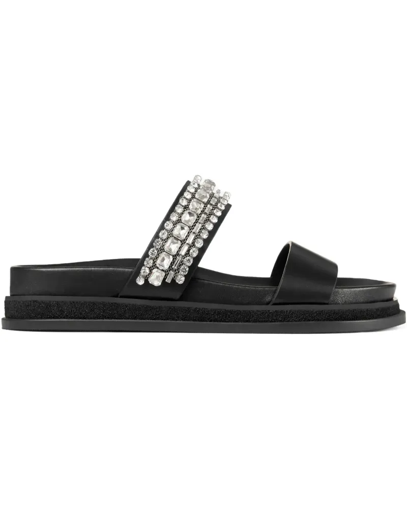 Jimmy Choo Flache Jadi Sandalen - Schwarz Schwarz