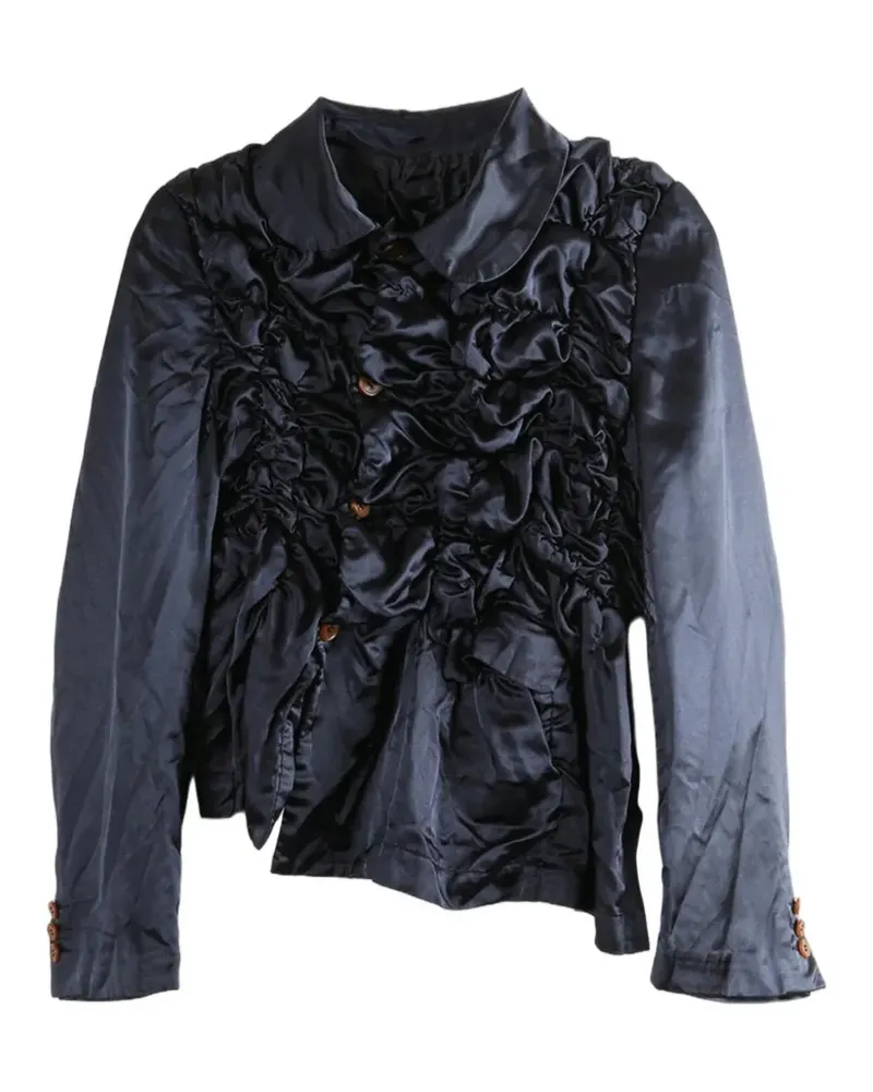 Comme des Garçons ruffled blouse - Blau Blau