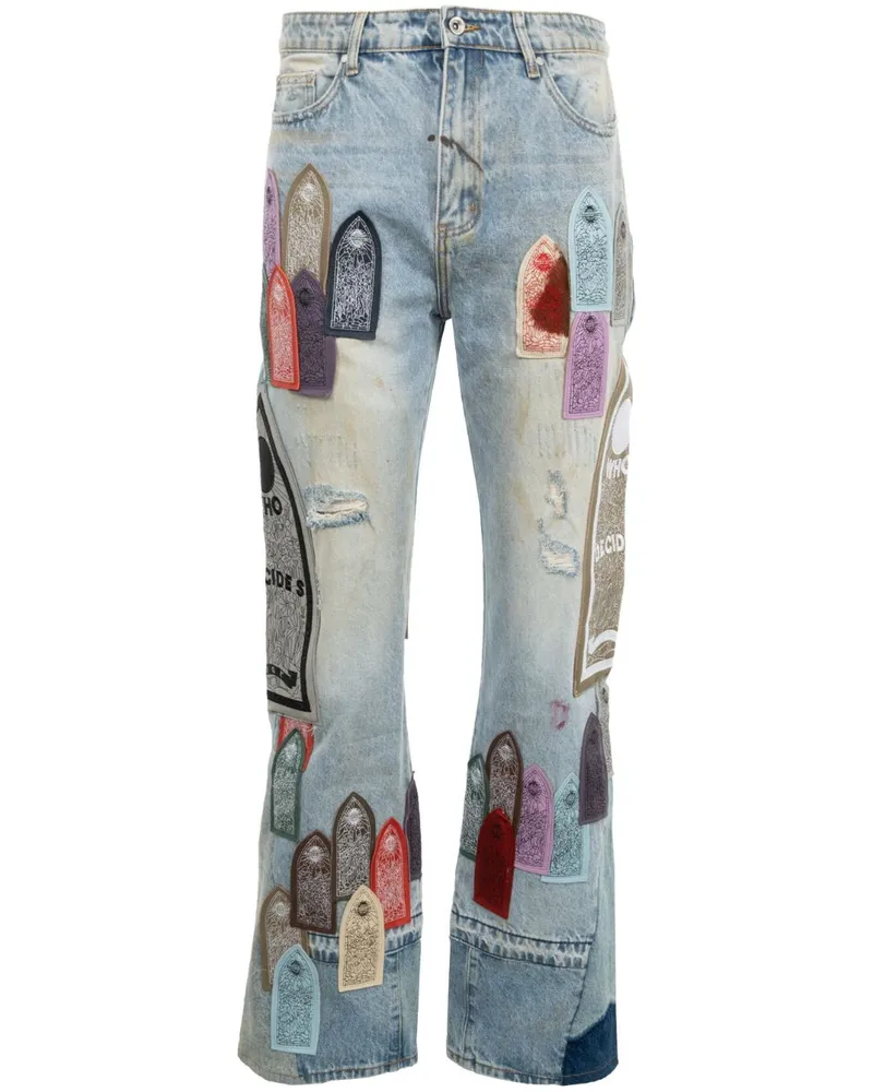 WHO DECIDES WAR Pastel Jeans - Blau Blau