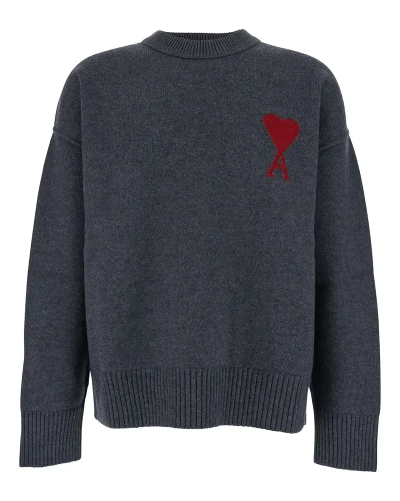 AMI Paris Ami de Coeur crew-neck sweater - Grau Grau