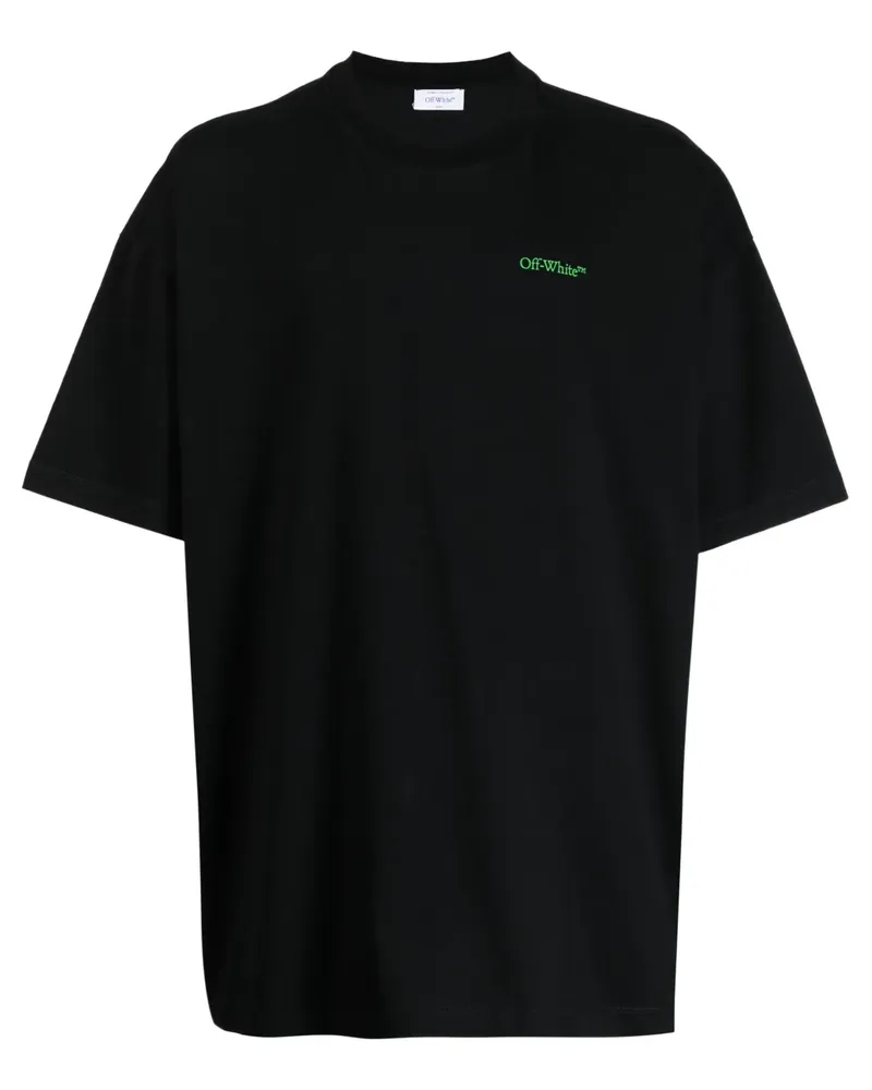 OFF-WHITE Moon Tab T-Shirt - Schwarz Schwarz