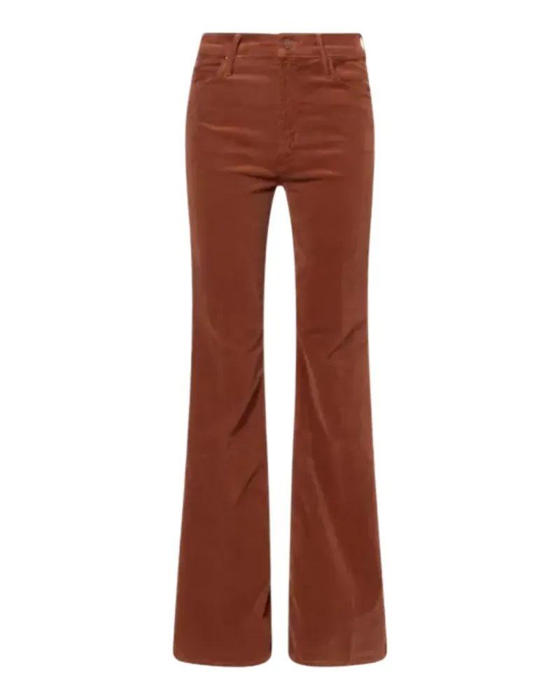 Mother The Doozy corduroy flared trousers - Braun Braun