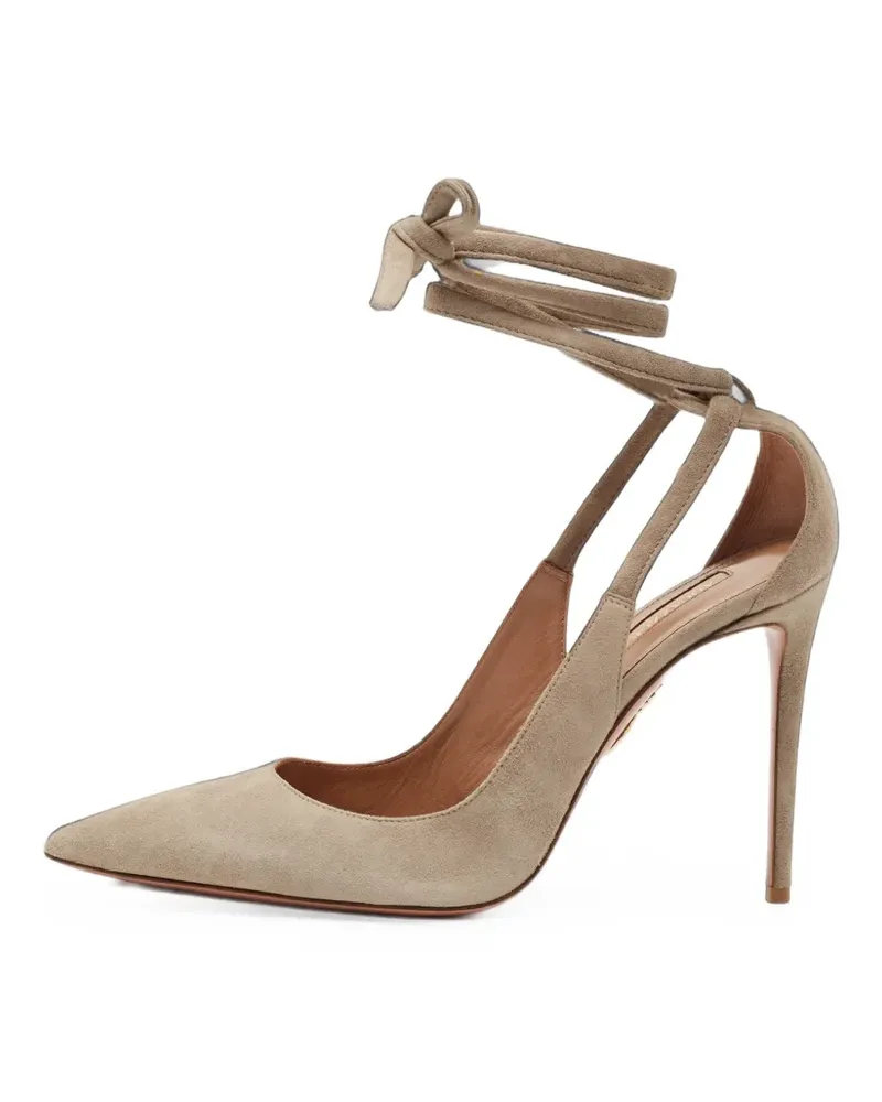 Aquazzura Pumps mit Schnürung - Nude Nude