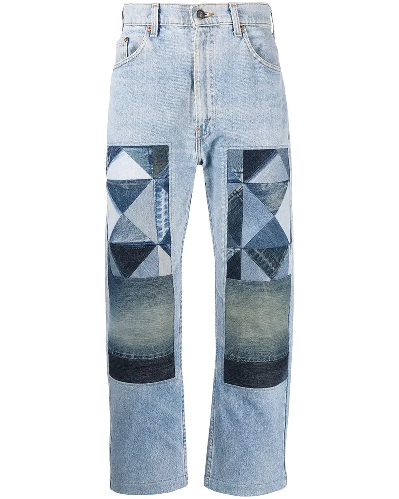 Children Of The Discordance NY Old Patch Jeans - Blau Blau