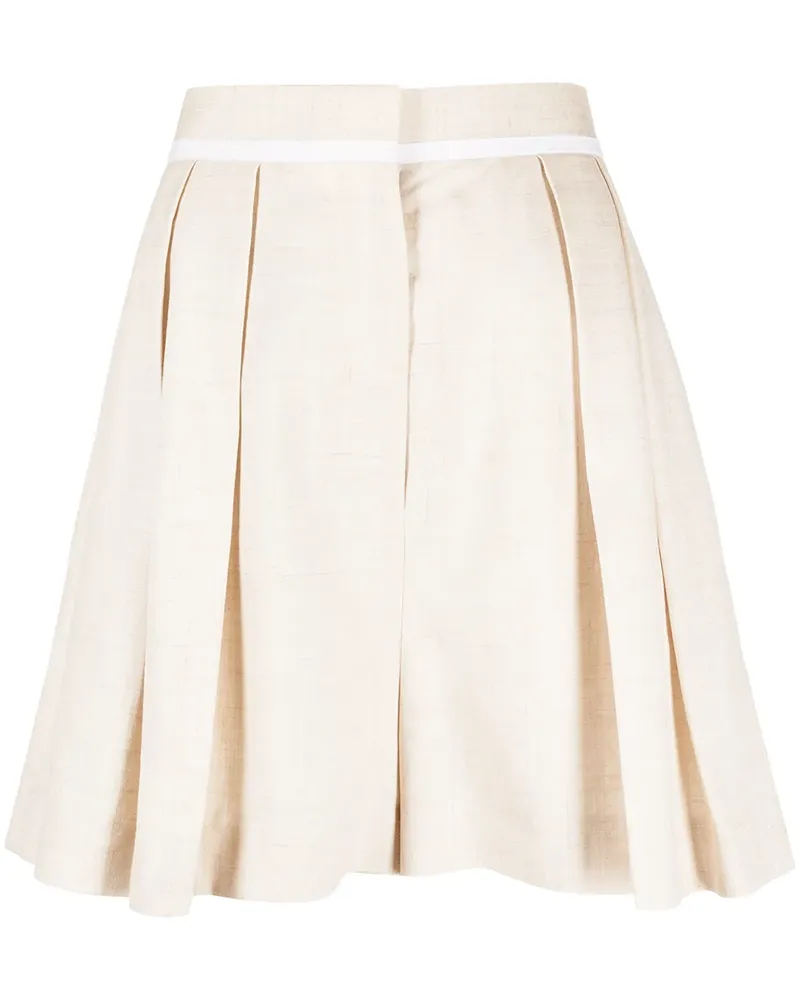 Stella McCartney Shorts mit Falten - Nude Nude