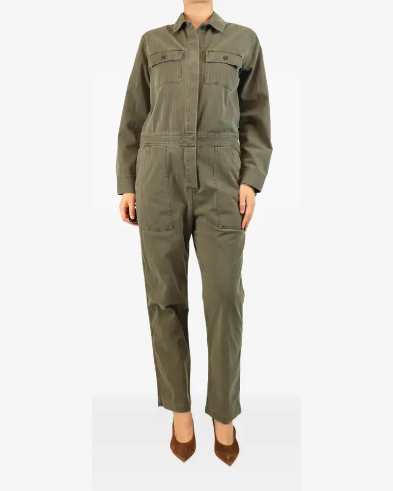 James Perse Herringbone jumpsuit - Grün Grün