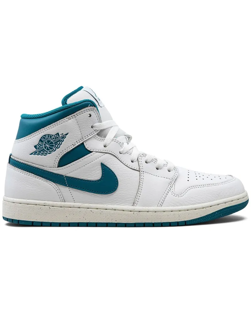 Jordan 1 Mid SE "Industrial Blue" Sneakers - Weiß Weiß