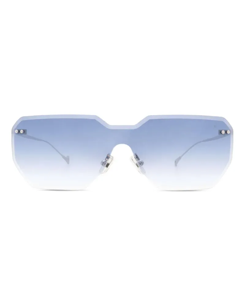 Eyepetizer Sonnenbrille mit geometrischem Gestell - Blau Blau