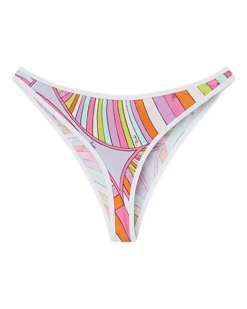 Emilio Pucci Bikinihöschen mit Print - Rosa Rosa