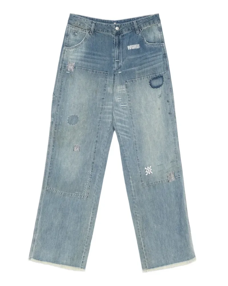 Sea Claira Jeans im Patchwork-Look - Blau Blau