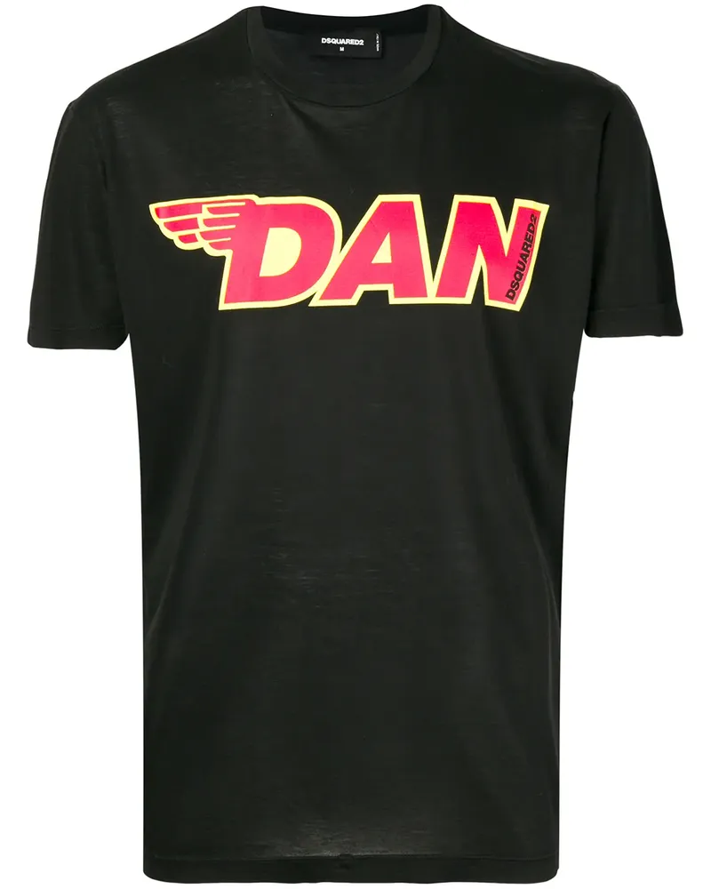 Dsquared2 Dan' T-Shirt - Schwarz Schwarz