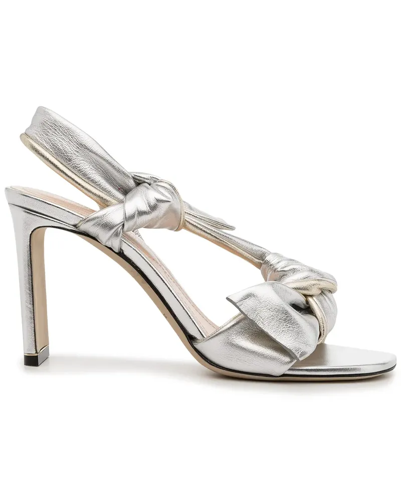 Nicholas Kirkwood TWIST TIE Sandalen 85mm - Silber Silber