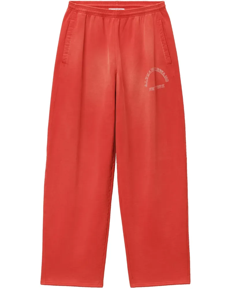 Alexander Wang Jogginghose mit grafischem Print - Rot Rot