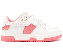 Sneakers mit Riss-Effekt - Weiß