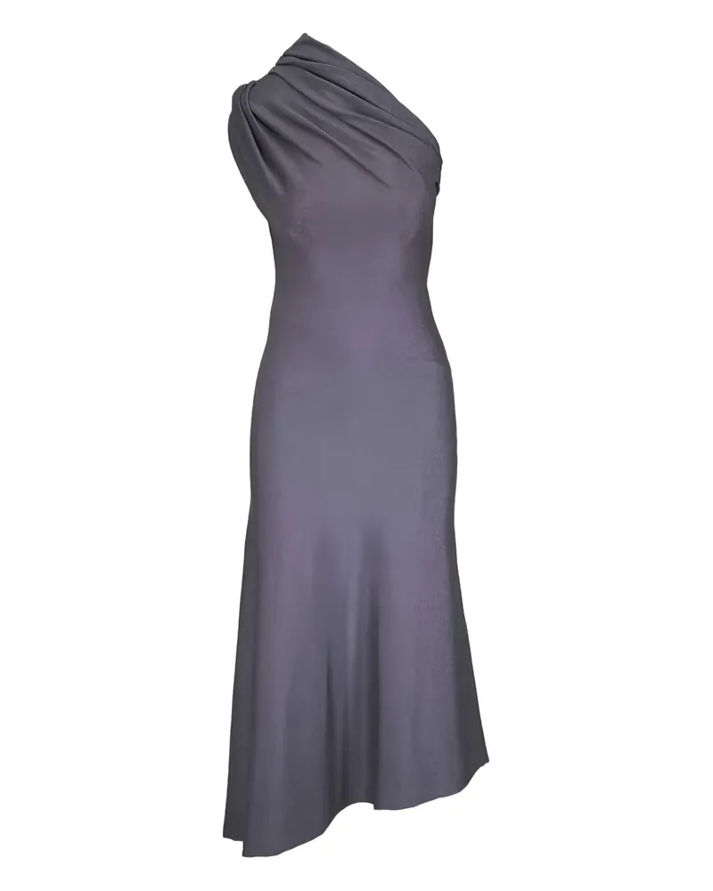 KHAITE Gerafftes One-Shoulder-Kleid - Grau Grau