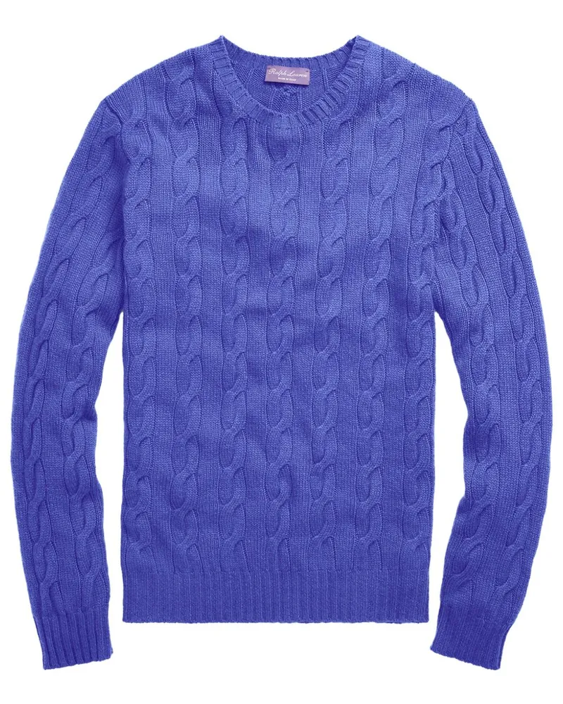 Ralph Lauren Pullover mit Zopfmuster - Blau Blau