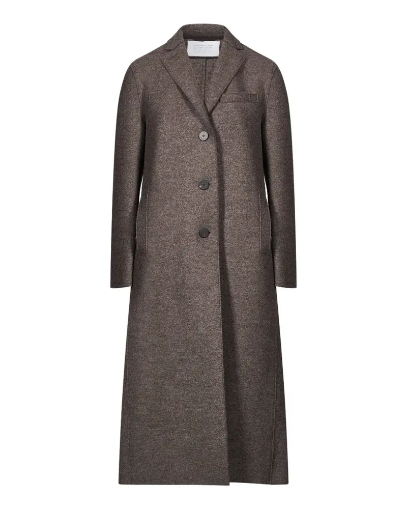 Harris Wharf London single-breasted notched-lapels coat - Braun Braun