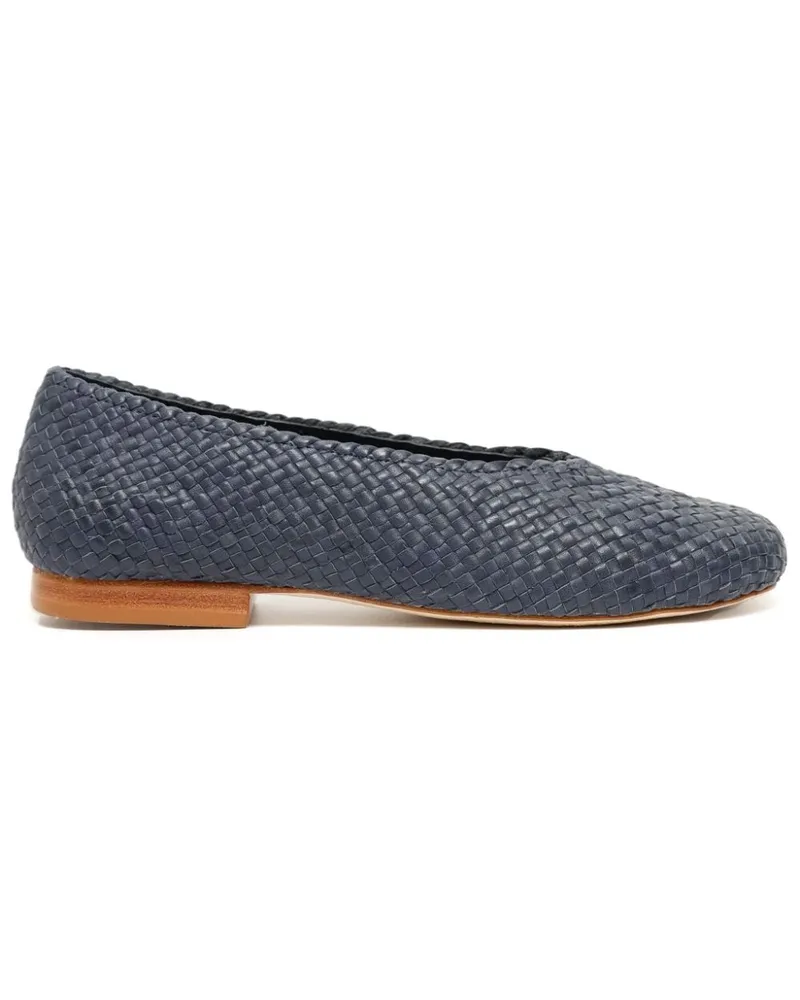 Sarah Chofakian William Ballerinas aus Leder - Blau Blau
