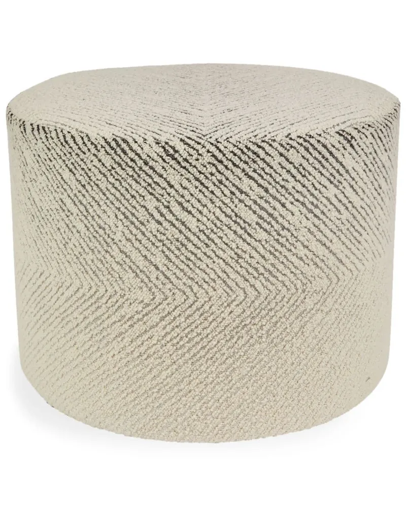 Missoni Home Brouges Hocker mit Zickzackmuster - Schwarz Schwarz