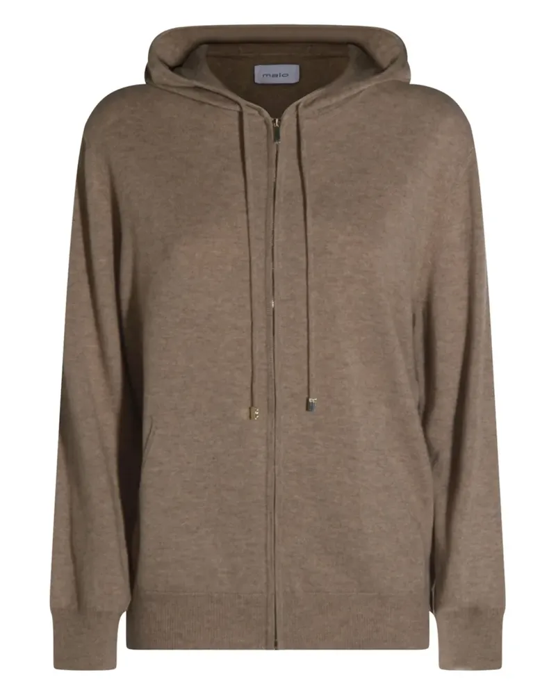 Malo Kapuzenjacke mit Reißverschluss - Braun Braun