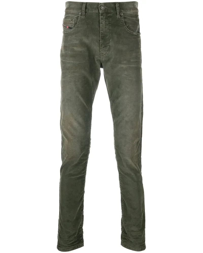 Diesel D-Strukt Samthose - Grün Grün