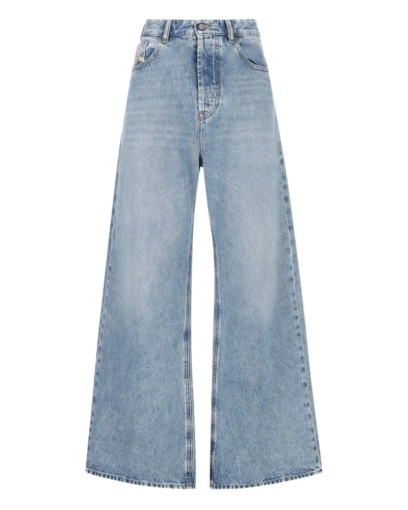 Diesel Jeans mit Logo-Patch - Blau Blau