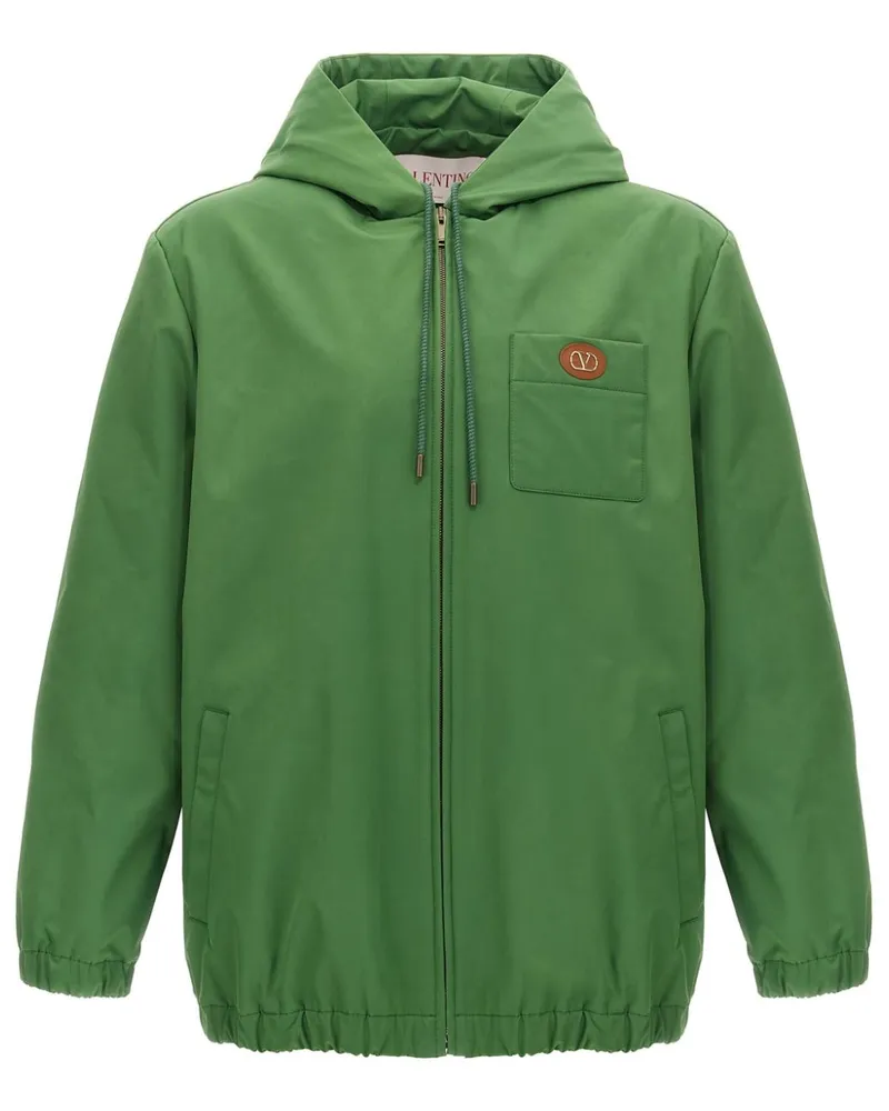 Valentino Garavani VLogo Signature Kapuzenjacke - Grün Grün
