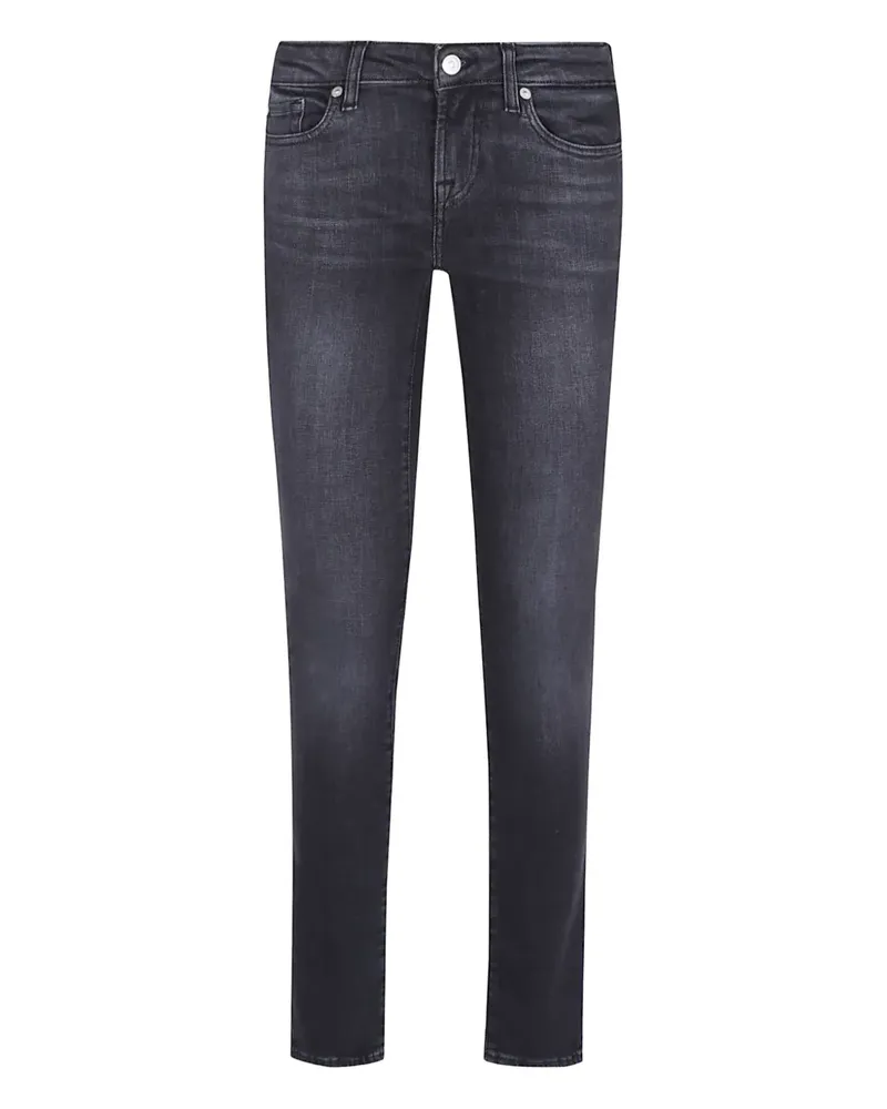 7 for all mankind Jeans mit Logo-Patch - Schwarz Schwarz
