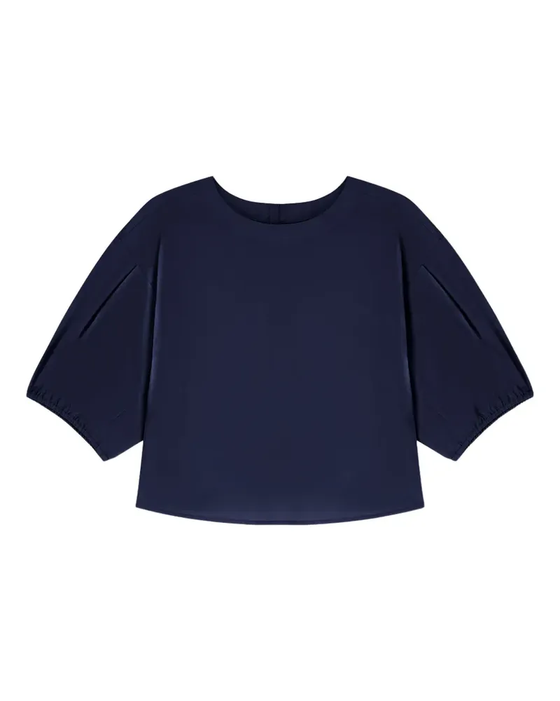 Emporio Armani Bluse mit Puffärmeln - Blau Blau