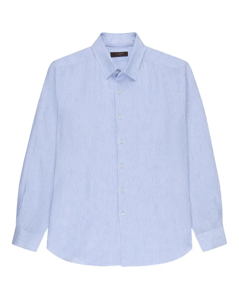 Slowear Hemd aus Leinen - Blau Blau