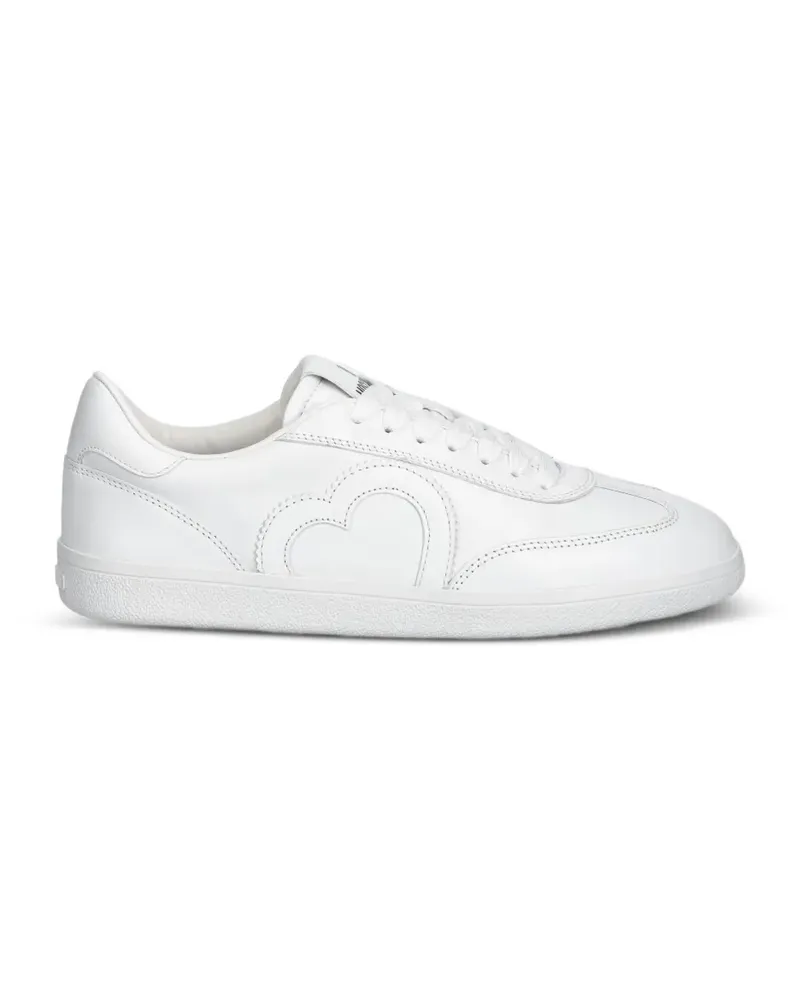 Moschino Sneakers mit Herz-Patch - Weiß Weiß