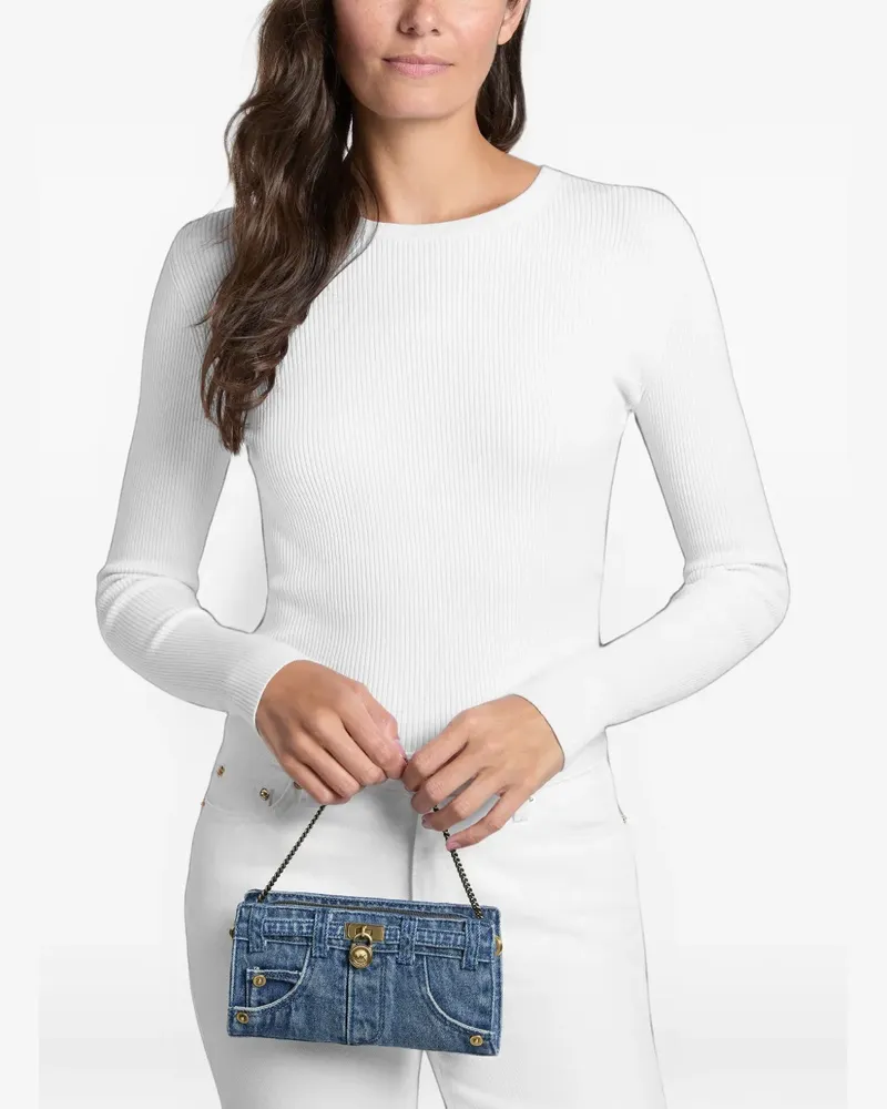 Michael Kors Hamilton Moderne convertible cross body extra small bag - Blau Blau
