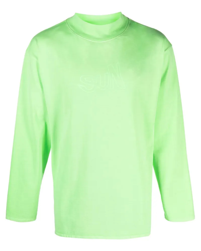 ERL Sweatshirt mit grafischem Print - Grün Grün