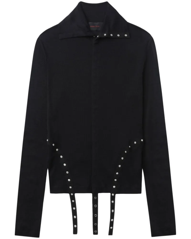 Simone Rocha Klassisches Hemd - Schwarz Schwarz
